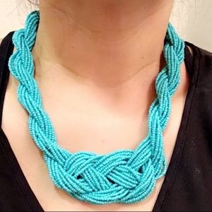 Turquoise Beads Necklace Set